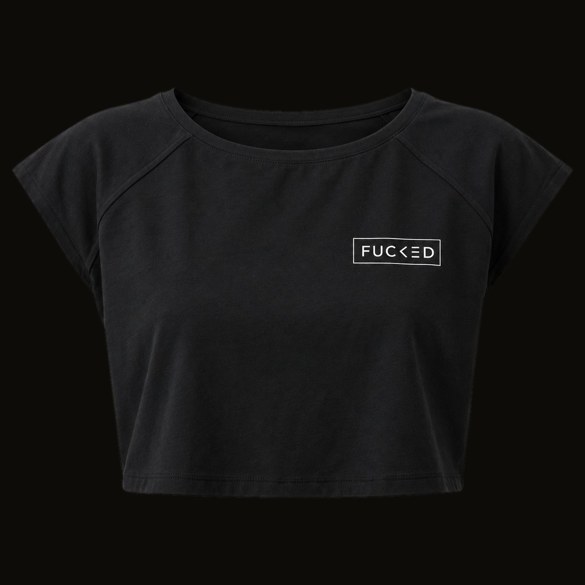 The Off-Duty loose crop tee, front