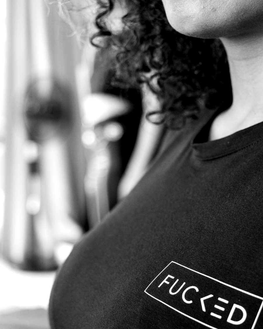 The Vice — print detail, worn
